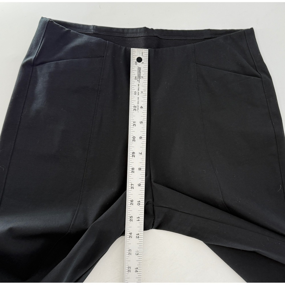Old Navy High Rise Wide Leg Black Pants Trouser Medium Stretch Boho Professional - Picture 9 of 11